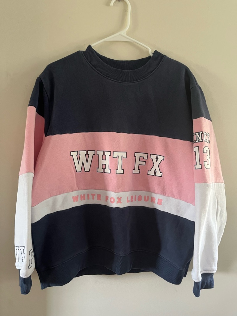 White Fox Crewneck Sweatshirt